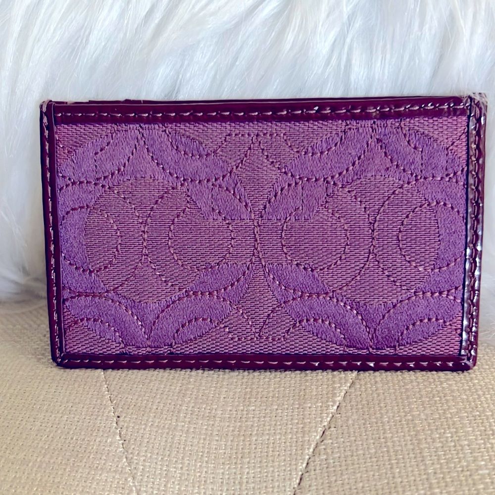 Coach ID and card holder